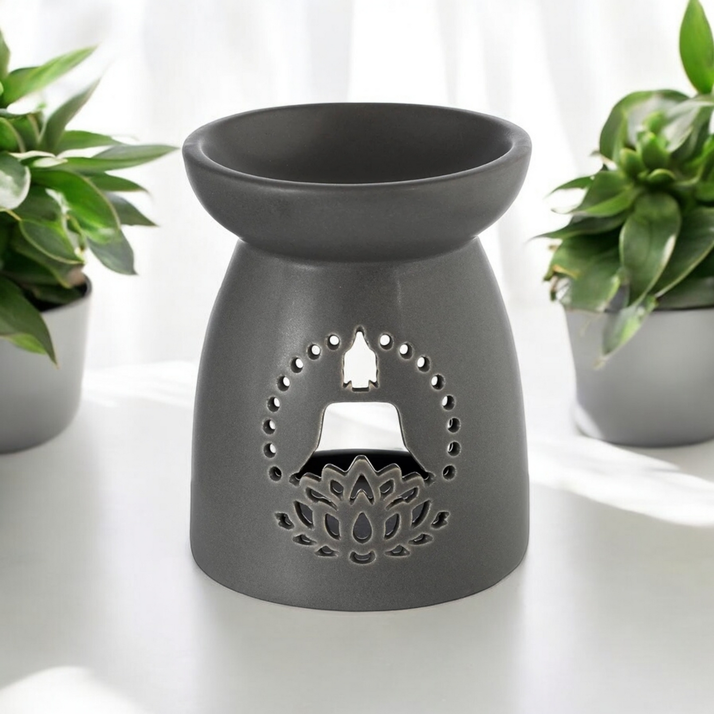 Ceramic Buddha cut out Wax Warmer