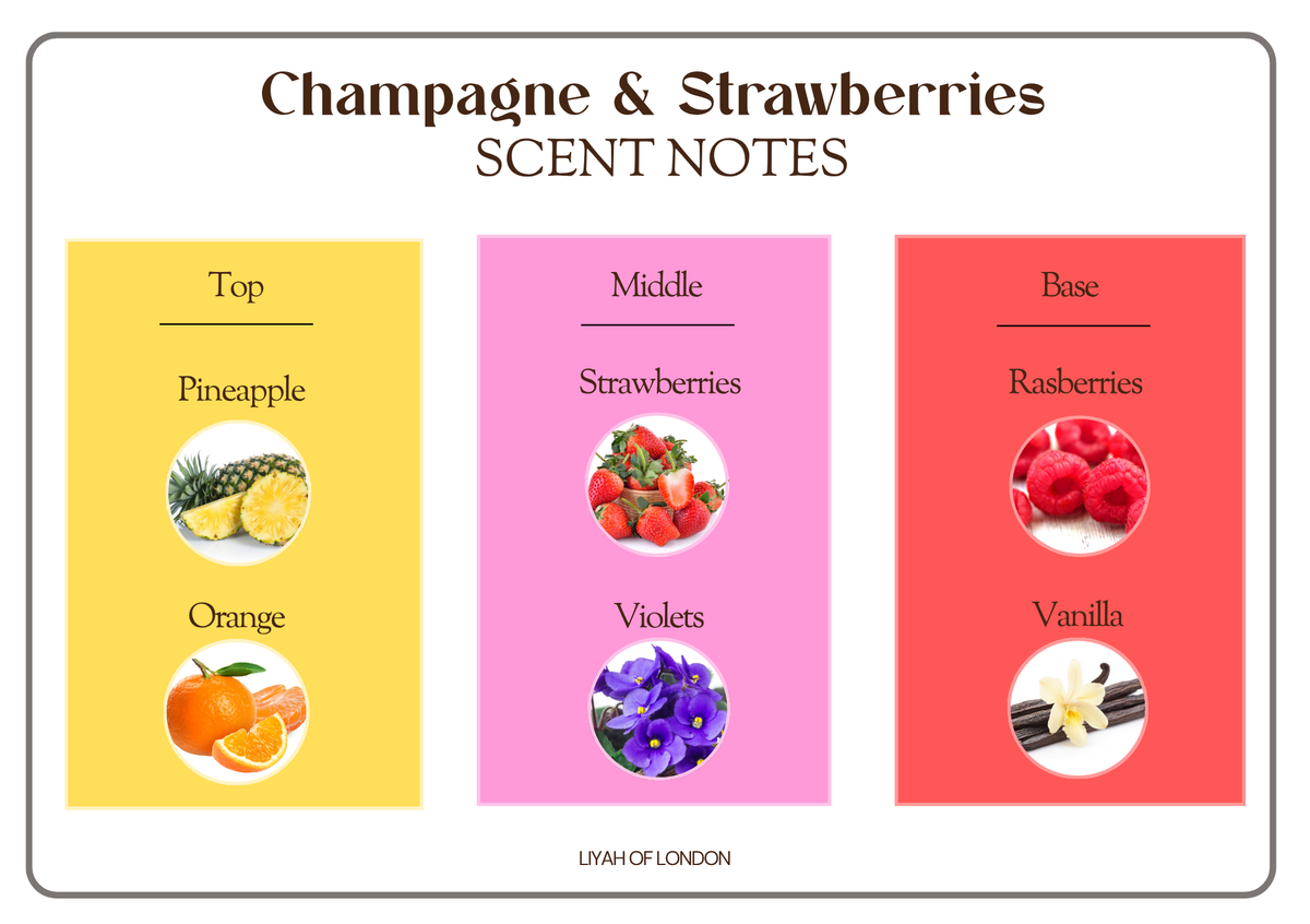 Champagne & Strawberries Candle Tin