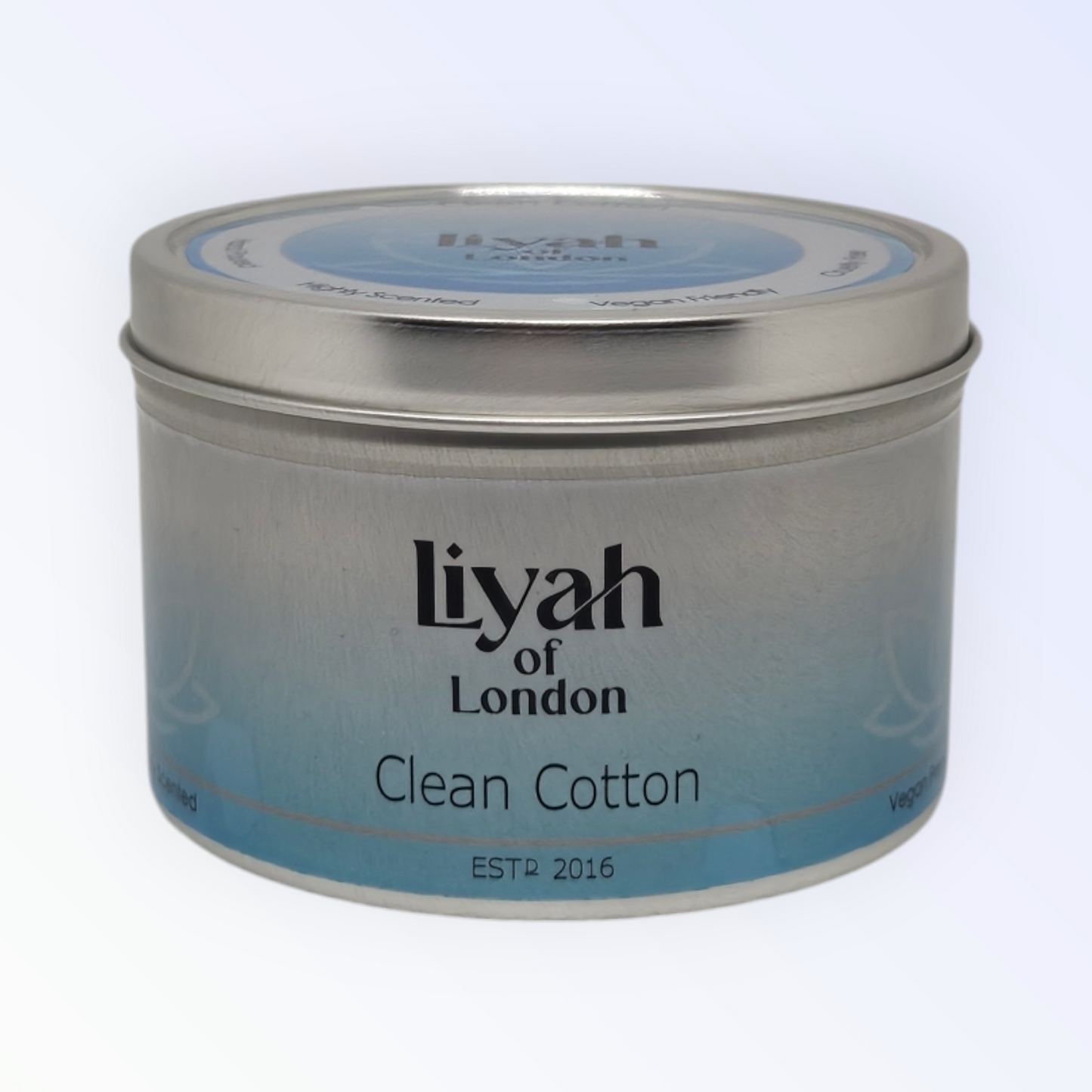 Clean Cotton Small Candle Tin